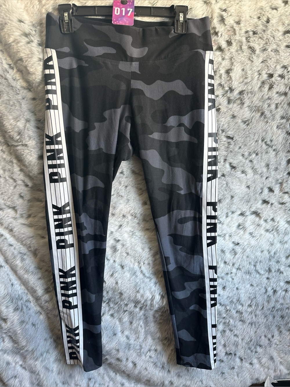 17.  Victoria's Secret Pink yoga large camo